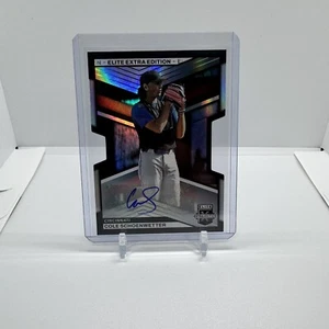 2023 Panini Elite Extra Edition - Signatures Die-Cut #10 Cole Schoenwetter /399 - Picture 1 of 2