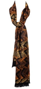 MISSONI SCHAL SCARF SCIALLE SCIARPA CHAL BUFANDA - ORANGE LABEL 15222 - Picture 1 of 9
