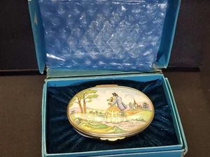 Halcyon Days Emaille Bilston Battersea "The Daydream" - Lord Tennyson #334/500 - Bild 1 von 16