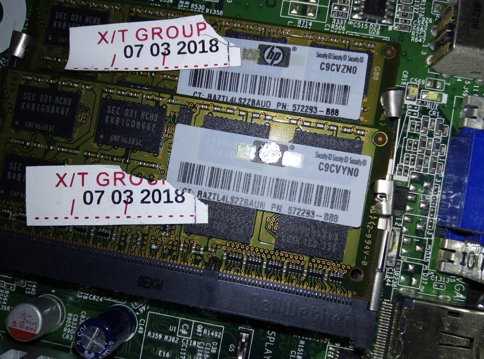 HP (2X2GB) PC3-10600 DDR3-1333MHz non-ECC Unbuffered CL9 204-Pin SoDimm - Immagine 1 di 1