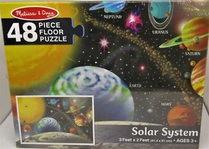 Puzzle Solar System 48 Piece Floor Puzzle Kids Family Gift - Melissa & Doug. - Picture 1 of 3