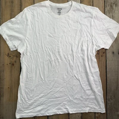 Camiseta blanca lisa Izod para hombre talla XL Foto 1 de 4