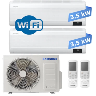 Multisplit Samsung WindFree Avant 2x 3,5 kW + AJ050TXJ2KG 5,0 kW - Bild 1 von 4