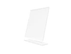 Clear Acrylic Sign Holder with Slant Back Design Horizontal Frame - Picture 1 of 253