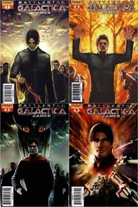 Battlestar Galactica Zarek #1 2 3 4 Comics Set Variante Cover TV Film Erstdruck - Bild 1 von 5