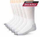Dickies Mens Dri Tech Crew Work Socks 3 Pair Shoe Size 6-12 White