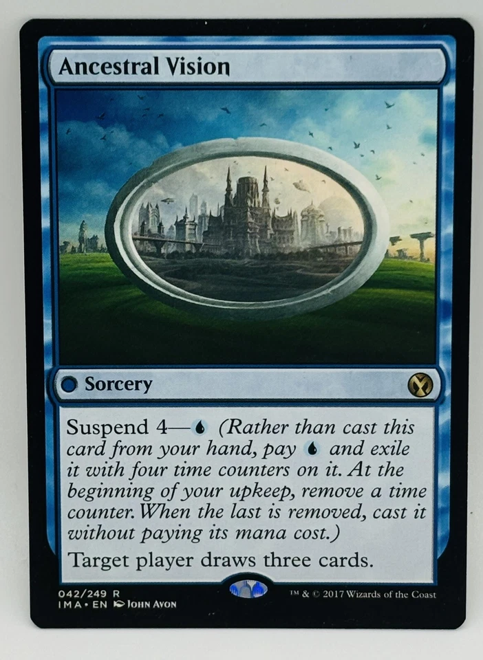 Ancestral Vision -Magic The Gathering  MTG - Iconic Masters - 42/249 - Image 1 of 1