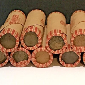 Two Rolls Of Wheat Pennies, Indian Head included 1909-1949 - 100 Lincoln Cents - Picture 1 of 6