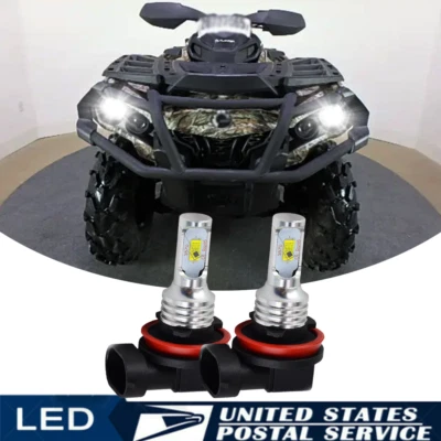 LED 55W Bulb 12v for 2012 to 2019 Can Am Outlander Max 500 570 650 800 850 1000 - Image 1 of 4