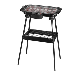 Barbacoa eléctrica con patas 2000w parrilla 38X22 cms termostato - Imagen 1 de 1