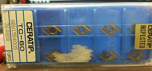 Ceratip Inserts TC-60 ABW15R4005 3648D8 (10 Inserts)  - Picture 1 of 1