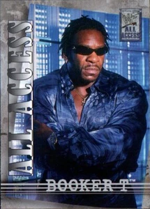 2002 Fleer WWF WWE All Access Wrestling Card #13 Booker T  - Picture 1 of 2
