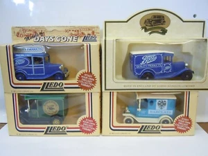 Lledo Days Gone 4 set British High Street Diecast Model Cars Boots Barclays M&S - Picture 1 of 17