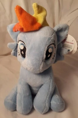 My Little Pony Blue Rainbow Dash Plush Coin Bank 8" 2017 from FAB-NY w/  Tag - Image 1 of 4