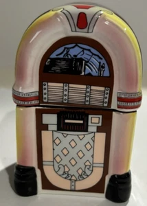 Salero y pimentero apilable Five & Dime Jukebox años 80 - Imagen 1 de 8