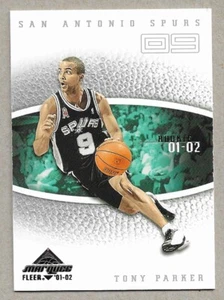 2001-02/2006-07 TONY PARKER 3 ROOKIE & 2 #D INSERTS SPURS NM-MT+ - Picture 1 of 10