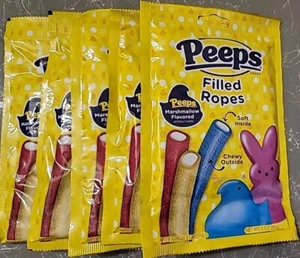 (5) Peeps Filled Ropes Marshmallow Flavored ,BB 12/2025 - Picture 1 of 3