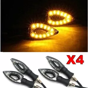 4x 12 LED Motorcycle Turn Signals Indicator light for for Suzuki GSX V-storm DRZ - Bild 1 von 3