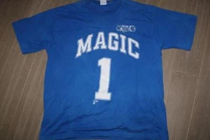 VINTAGE 90s ORLANDO MAGIC PENNY HARDAWAY T SHIRT JERSEY STYLE TEE SALEM XL RARE - Picture 1 of 10