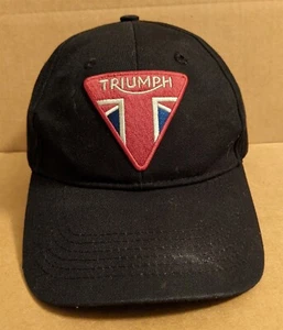 Gorra de béisbol Triumph For The Ride negra parche rojo algodón/poliéster como está - Imagen 1 de 10