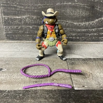 TMNT Crazy Cowboy Don Wacky Wild West Donatello Ninja Turtles incompleto 1992 Foto 1 de 4