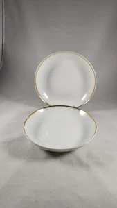 VINTAGE FINE CHINA HANNOVER JAY JAPAN 2 SOUP BOWLS 8 5/8" DIAMETER - Picture 1 of 10