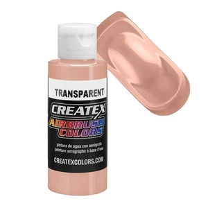 2oz Createx Peach Transparent 5125 - 2Z Airbrush Paint Color - Picture 1 of 1