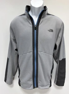North Face Mountain Athletic Jacket Mens L Full Zip Thermal Fleece Lined Gray - Picture 1 of 7
