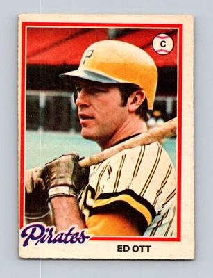 1978 O-Pee-Chee #161 Ed Ott Pittsburgh Pirates - Image 1 of 2
