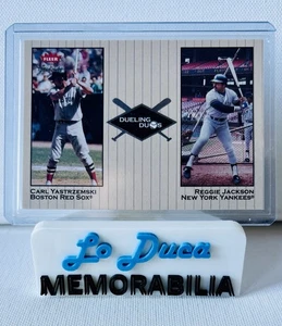 2002 Greats of the Game Dueling Duos #4 Carl Yastrzemski/Reggie Jackson - Picture 1 of 2
