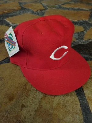 NEW Vintage Cincinnati Reds New Era Diamond Collection Wool MLB Fitted Hat 7 3/4 - Image 1 of 4