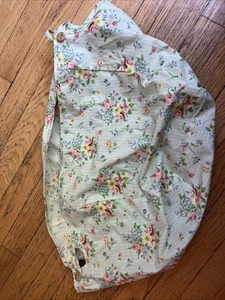 LONGABERGER großer Picknickkorb Stoffeinlage nur kleiner gemischter Blumenstrauß Neu RAR - Bild 1 von 8