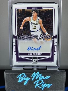2024-25 Donruss Optic - Signature Series Max Christie #SS-MAX Auto - Picture 1 of 2