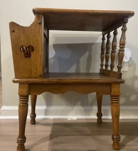 Baumritter Ethan Allen Mid Century Maple Magazine Rack End Table 2574 - Picture 1 of 4