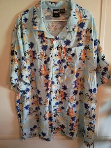 Bluey Button Down tropisches Hawaiihemd TV Cartoon Erwachsene 3XL - Bild 1 von 8