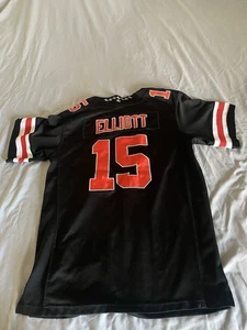 Youth Nike Ohio State Football Jersey Size Large Ezekiel Elliott #15 Black B1G - Picture 1 of 6
