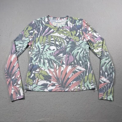 Columbia Shirt Womens Large Multicolor Tropical Print Omni-Shade Long Sleeve - Image 1 of 4