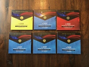 AMERICAN INNOVATION $1 Reverse Proof Set 2018 Introductory + DE, PA, NJ, CT, GA - Picture 1 of 14