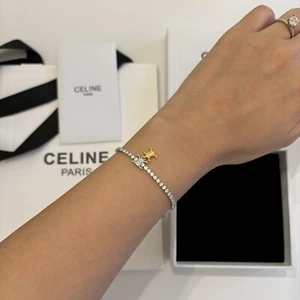 Celine Crystal Tennis Bracelets With Full Packaging - Picture 1 of 7