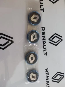 Tapabujes de rueda Renault referencia 403157807R pack de 4 unidades azules - Imagen 1 de 2