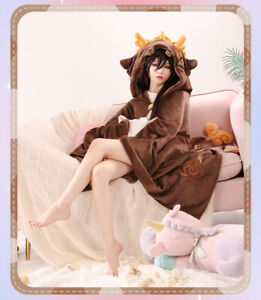 Blanket Anime Genshin Impact Zhongli/Kazuha/Xiao Cosplay Quilt Hoodies Warm Coat