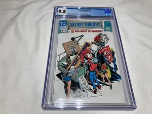 Secret Origins 50 CGC 9.8 NM/M White Pages Copper Age Last Issue Morrison Perez - Picture 1 of 17