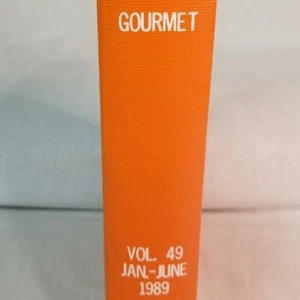 Gourmet The Magazine of Good Living Vol. 49 March-June 1989 Library Bound - Bild 1 von 3