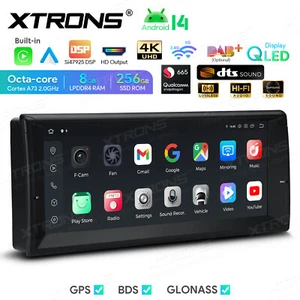 10.25" QLED Carplay Android 14 8-Core GPS Stereo Radio Navi 256GB For BMW E39 M5 - Picture 1 of 22