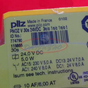 EIN SICHERHEITSRELAIS Pilz PNOZ V 30s 24VDC 3n/o 1n/c 1n/o t 774790 - Bild 1 von 4