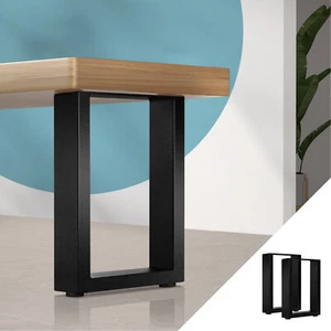 Oikiture 2X Coffee Dining Table Legs Bench Box DIY Steel Metal Industrial 40CM - Picture 1 of 10