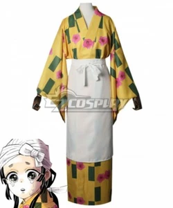 Uta Tsugikuni Yoriichi Wife Kimono Halloween Girls Suit Party Cosplay Costume E0 - Picture 1 of 5
