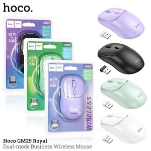 HOCO WIRELESS CORDLESS 2.4GHz MOUSE USB DONGLE OPTICAL SCROLL FOR PC LAPTOP MAC - Picture 1 of 9
