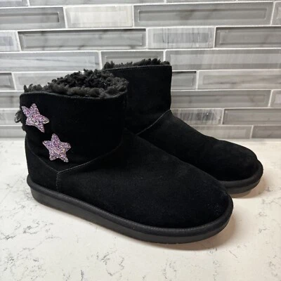 Koolaburra by Ugg Niños Koola Star Mini Botas EE. UU. 5 Niñas Negro Bota Corta 1107011 Foto 1 de 4