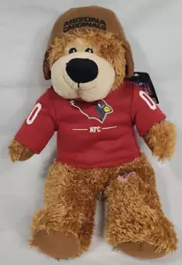 Neu mit Etikett Good Stuff 2010 Arizona Cardinals NFL NFC Plüsch Teddybär Logo Shirt 13 Zoll - Bild 1 von 12